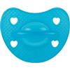 Chicco Gommotto Luxe, Ciuccio in Silicone per Neonati 16-36 Mesi con Finitura SoftSense - Blu