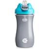 Chicco Borraccia Tazza Pop Up con Beccuccio in Silicone a comparsa 2y+ - Azzurro