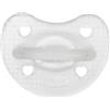 Chicco Gommotto Luxe, Ciuccio in Silicone per Neonati 2-6 Mesi con Finitura SoftSense - Trasparente