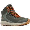 Columbia TRAILSTORM MID WATERPROOF OMNI HEAT Scarponi Da Trekking Alta impermeabili Uomo, Verde (Gravel x Warm Copper), 45 EU