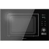 Cecotec Microonde da Incasso Digitale GrandHeat 2000 Built-in Touch Black. 1200 W, Incasso, 21 Litri, Grill, 8 Funzioni, Pannello Tattile, Avvio Automatico, Timer, Nero