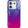 SEAHAI Cover per Xiaomi Redmi Note 14S 4G/Redmi Note 13 Pro 4G/POCO M6 Pro, Custodia Protettiva Ultra Sottile ed Elegante in TPU, Vetro a Colori Sfumato AntiGraffio Antiurto Case, Viola Colorato