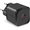 SBS Alimentatore Slim USB-C 30W, Tecnologia GaN, Power Delivery (PD) 30W, Ricarica Rapida, Super Compatto, Caricatore per iPhone, iPad, Airpods, MacBook Air, Samsung, Pixel, Tablet, Smartphone, Nero