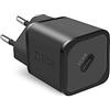 SBS Alimentatore Slim USB-C 20W, Tecnologia GaN, Power Delivery (PD), Ricarica Rapida, Super Compatto, Caricatore per iPhone, iPad, Airpods, Samsung, Pixel, Tablet, Smartphone, Nero