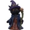 Nemesis Now Whiskered Wizard 14 cm, resina, nero, figura di gatto, ornamento a forma di gatto nero, regalo da collezione, fusa nella migliore resina, sapientemente dipinto a mano