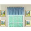 Today's Curtain Emelia - Mantovana in voile originale, 35,6 cm, colore blu, 152,4 cm di larghezza x 35,6 cm di lunghezza