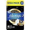 Always - 24x assorbenti ultra assorbenti notte taglia 4 con ali - 1 pezzo