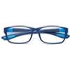 Mast Industria Italiana Occhiale da Lettura Twins Silver Ibisco Azzurro +1,00