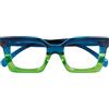 Mast Industria Italiana Occhiale Da Lettura Premontato Twins Platinum Mazurca Blu-verde +2.50 1 Paio