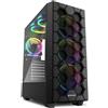Sharkoon RGB Hex Cristal Templado USB 3.0 Negra