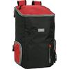 safta - Zaino Multisports per laptop da 13,3, ideale per giovani di diverse età, comodo e versatile, qualità e resistenza, 28 x 22 x 50 cm, colore nero/rosso, nero/rosso, Estándar, Casual