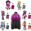 Monster High Potions - Sfera di Cristallo, mini bambola a sorpresa con effetto cambia colore in acqua e accessori inclusi, ciondolo e carta della fortuna, giocattolo per bambini, 4+ anni, JCX99