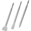 flintronic® SDS-Plus 3pcs, scalpello SDS Spatola 22-25CM, SDS Piatto, Scalpello a Punta per Alcestruzzo, Muratura, per Trapani Leggeri e Martelli a Percussione