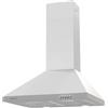 Corbero Corberó KURAMATHI660W Cappa Decorativa Piramide Bianco, 60 cm, Portata 621,71 m3/h, 165 W, 3 velocità, 2 filtri in alluminio, filtro carbonio, efficienza energetica A