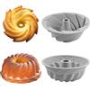 AetherAurora Stampo In Silicone per Torte, 2 pezzi Stampo Ciambella Silicone 16cm, Antiaderente, Riutilizzabile, Gugelhupfform Per Dolci Ciambella Torta, Per Torte, Pani, Gelatine, Mousse, Biscotti, Ciambelle