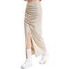 ONLY Onlangeel Ruching Skirt Jrs Gonna in Jersey, Rivestimento Argento, M Donna