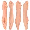 DstoLusre Dildo anale a Doppia Testa, vibratore a Mano, Dildo Lungo 36 cm, Plug anale a Mano Grande, Giocattoli sessuali SM for Donne e Uomini lesbici(Fleisch)