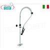 Rubinetto Miscelatore monoforo con doccia sospesa, comandi con manopole,