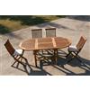 La Seggiola TAVOLO LIPARI 120/180x90 + 6 SEDIE FOLDING CHAIR