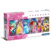 Clementoni - Princess Disney Panorama Collection Puzzle, 1000 Pezzi, 39444