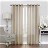 Eclipse 15458052084ECR Liberty Floral Sheer Tenda a Pannello, 132,1 x 213,4 cm Ecru
