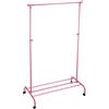 Home Vida Singolo Capo Rack Regolabile Porta Vestiti Rail, Rosa