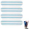 Moupaa 4 panni in microfibra di ricambio per Vileda H2PrO e O-Cedar H2PrO Flat Mop Ricambi lavabili e riutilizzabili