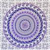 MOMOMUS Mandala Arazzo da Parete Etnico - Colori Vivaci, Stile Indiano in Tessuto- Telo/Poster/Arazzo Mandala da Parete - Bianco-Lilla, 210x230 cm
