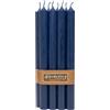 Nordring Confezione da 8 candele coniche rustiche 2,2 cm x 18 cm di altezza, blu scuro