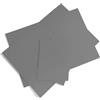 Pizens 4 Fogli Linoleum per Incisione, Grigio Blocchi Linoleum per Intaglio Kit, Fogli Linocut per Timbri, Artigianato, Progetti di Stampa (A4+A6)