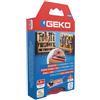 Geko Nastro biadesivo EXTREME Mister Attach 19mmx1,5m grigio/rosso Geko