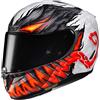 HJC Rpha 11 Anti Venom Marvel Casco Moto Sportivo, Rosso/Nero/Bianco, XXL, 62-63 cm