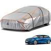 kayme Telo Copriauto Antigrandine, Adatto per Auto a BMW 1 Serie(2004-2025), Kayme Copertura Auto Antigrandine Impermeabile E Resistente Anti UV Antipolvere Vento, con strisce riflettenti-Grigio.