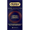 Durex Nude Sensation Condom Preservativi in Nitrile Ultra Sottili ed Extra Lubrificati 6 Profilattici