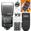 Godox Flash GODOX V480 N per Nikon, V480N Touchscreen TTL HSS 1/8000s Speedlite, Tempo di Ricarica di 1,7s, Compatibile con Nikon Z5 II Z6 III Z50 II D3500 D7500 Z30 Z8 D850 ZFC D750 Z9