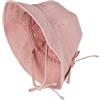 Petinard Label Cappello estivo in mussola con protezione per il collo, protezione UV (UPF 50+) per neonati e bambini, cappello da pescatore, Colore: rosa., 48