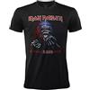 BLT DISTRIBUTION SRL T-Shirt Iron Maiden A Real Dead One. Maglietta Rock Ufficiale Nera. Band Heavy Metal. Cotone. Unisex. Adulto Ragazzo. (S)