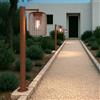 Paletto da Giardino Corten a Lanterna 80cm Base E27 IP54 - Serie NEXUS