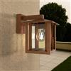 Applique Corten Mattone E27 IP54 per Esterni - Serie PILLAR