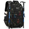RAINSMORE RAINSRAINSMORE Zaino Militare Trekking 40 Litri Grande Zaino di Assalto Uomo Donn All'aperto Pesca,Palestra,Campeggio,Montagna Mimetico