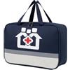 QIUPFGUT Borsa per medicinali, borsa impermeabile di primo soccorso, grande capacità borsa medica di emergenza, Mini Kit di Pronto Portatile Per Casa Ufficio Auto Viaggi(blu scuro)