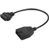 Ejoyous Adattatore OBD1 a OBD2, cavo diagnostico per auto, cavo di prolunga per la diagnosi del veicolo, 12 pin a 16 pin OBD1 OBD2, cavo adattatore per utensili diagnostici per il veicolo GM