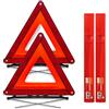 GADLANE Triangolo Auto Omologato ECE Riflessivo Pieghevole con Custodia Sicurezza Stradale Avvertimento Confezione da 2