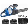 Hyundai LCGC777-3 - Elettrosega a batteria 2 x 20V 4Ah - Lama da 35cm