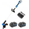 Hyundai LCGT777-3 - Tagliabordi a batteria - 40V 2x20V-4Ah