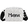 Generic Borsa a tracolla con parole positive per la mamma, regalo per la festa della mamma, regalo ispirativo, Mamabag, Medium
