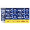 Oral-B Dentifricio Advanced Rigenera Smalto 6x75ml, Dentifricio Formato Convenienza, Clinicamente Provato, Pulizia Denti Efficace, Alito Fresco, Extra Freschezza Sapore Eucalipto