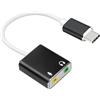 Kmuqshy Scheda Audio Esterna USB C, Adattatore Audio USB Tipo C a Jack 3,5mm, Scheda Audio Esterna con Microfono e Cuffie, Compatibile con PC, Laptop, PS4, PS5, XBOX, Mac, Linux, Plug & Play, Senza Driver