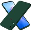 EASSGU Custodia per HUAWEI Y6 2019 / Y6 Pro 2019 / HONOR 8A / Y6S 2019 (6.09 Inches), Cover Morbida in Silicone TPU - Verde scuro