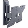Meliconi CME ETR120, Supporto TV Parete, Supporto TV Inclinabile, Staffa per TV a Schermo Piatto da 14 a 32, Attacco VESA 75-100-200x100, Portata 20 Kg, Made in Italy, Nero